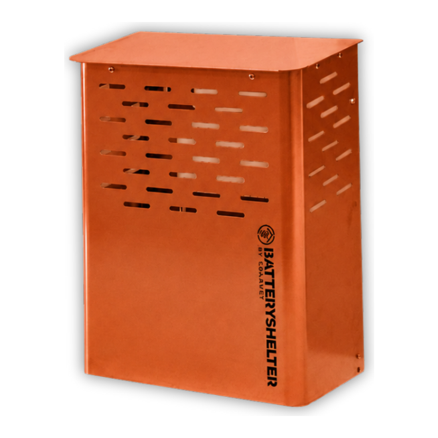 Batteryshelter Small – Koperbruin