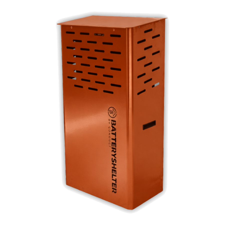 Batteryshelter Medium – Koperbruin